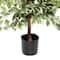Ficus Tree Artificial Decorative Foliage, 45", Green